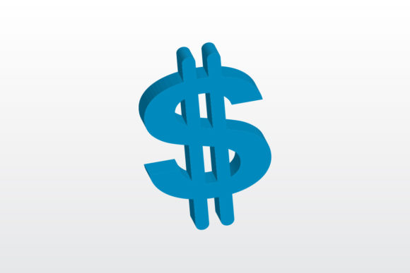 3D Dollar Sign Vector Icon – The Modern Symbol of Financial Design