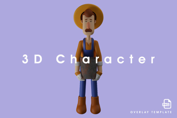 3D Farmer Lifting Heavy Bucket: Creative Ideas & Uses