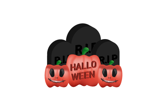 3D Halloween Pumpkin with Graveyard: A Detailed Look at This Seasonal Decoration