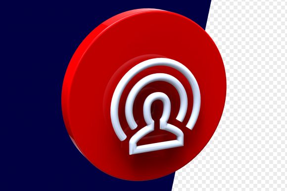 3D Instagram Live Avatar Icons in Graphic Design