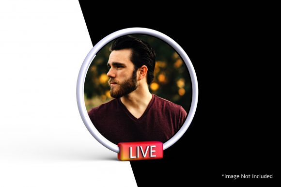 3D Instagram Live Button Mockup: Design Tips and Uses