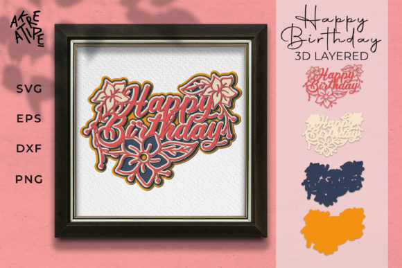 3D Layered Birthday Paper Cut: More Than Just a Card