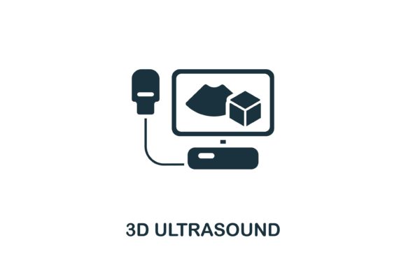 3D Ultrasound Icon for Clear Visual Communication