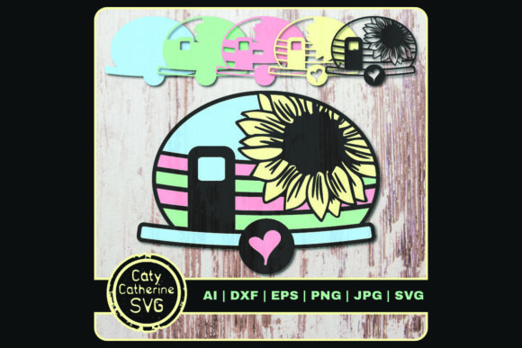 Caravan Camper with Sunflower: A Fresh Take on Mobile Living