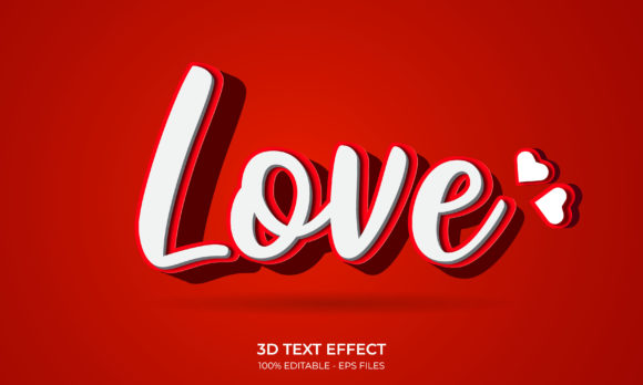 Creating with Heart: The Love Editable 3D Text Effect Style Explained