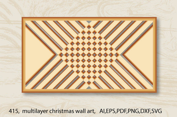 Dimensional Storytelling: The Evolution of 3D Layered Christmas Geometric Wall Art