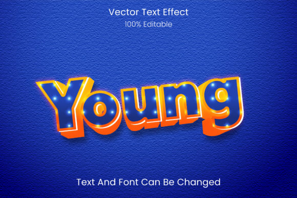Editable Young Text Style: A Fresh Approach