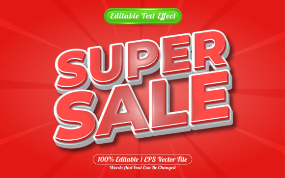 Elevating Visual Communication: The Strategic Power of the Super Sale 3D Editable Text Effect
