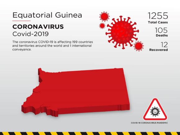 Equatorial Guinea Affected Country 3D Font Review