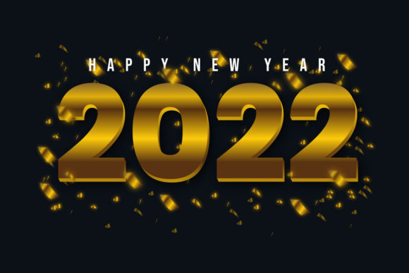 Happy New Year 2022 Golden Text Design: Meaning, Trends, and Practical Applications
