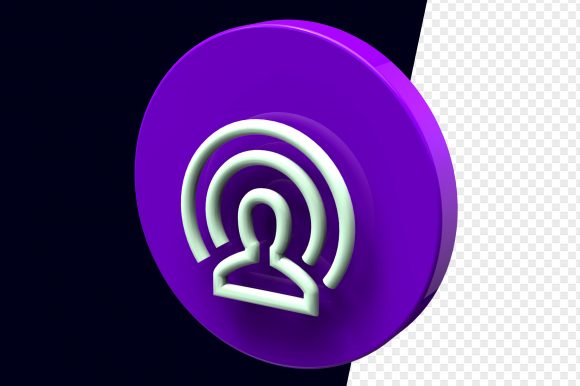 Live 3d Instagram Icon Mockup