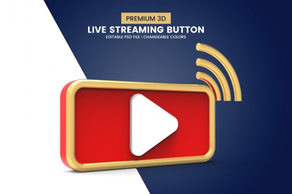 Modern 3D Live Streaming Button: Integrating Dynamic Controls into Your Production Workflow