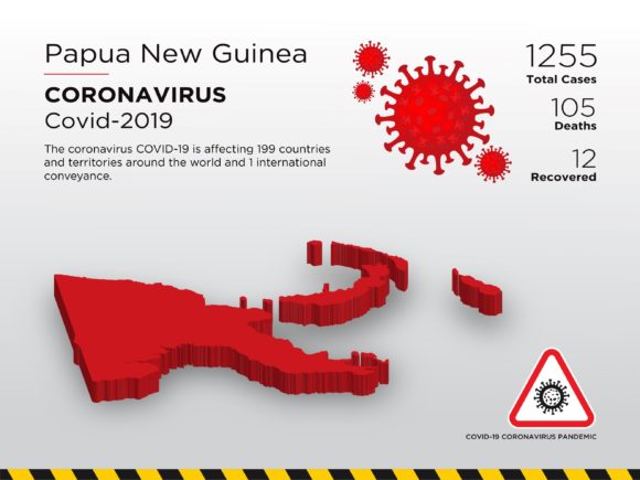 Papua New Guinea Affected Country 3D Map: A Strategic Tool for Informed Decision-Making