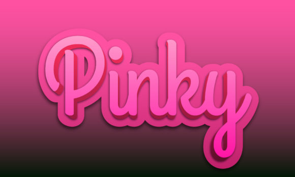 Pinky 3d Text Effect: Design Tool for Stunning 3D Text