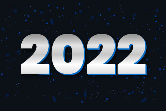 The Art and Utility of New Year 2022 Typography Vector Design