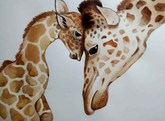 The Art of the Watercolor Hand Drawn Portrait Mother: A Timeless Keepsake
