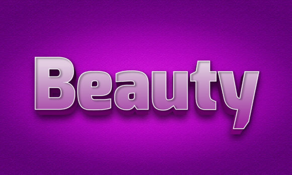 The Beauty 3D Text Effect: Evaluating Its Design and Practical Value