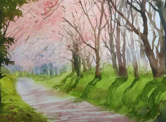 The Renaissance of Watercolor Hand Drawn Nature with Art in Modern Creative Practice