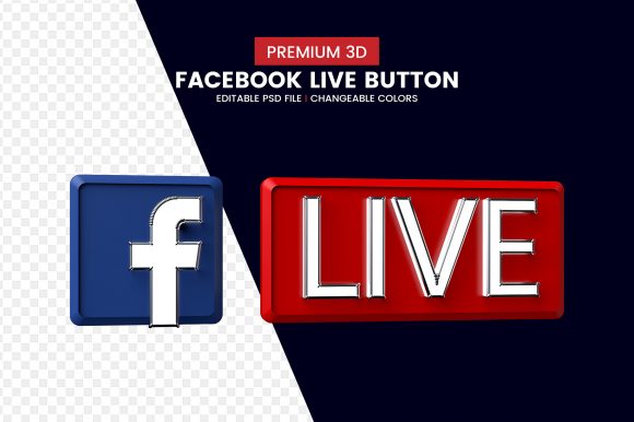 The Strategic Value of the 3D Facebook Live Streaming Button Icon in Modern Digital Engagement