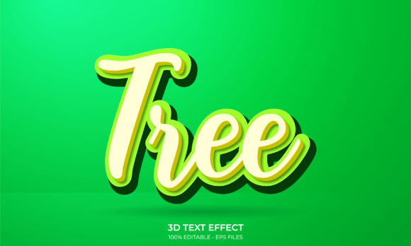 Tree 3D Text Style Effect: A Practical Evaluation for Designers and Content Creators