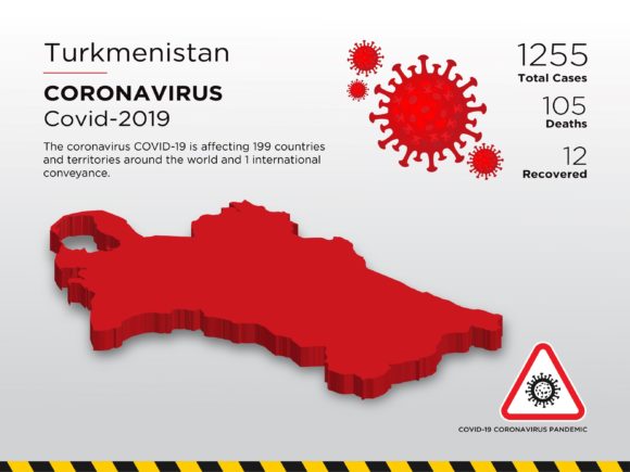 Understanding the Turkmenistan Affected Country 3D Map