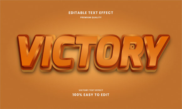 Victory 3D Text Effect: Integrating Bold Typography into Your Design Workflow