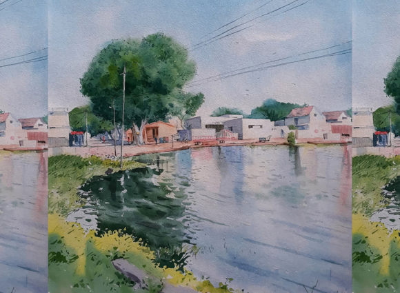 Watercolor Hand Drawn Industrialized: Blending Artistic Craft with Scalable Production