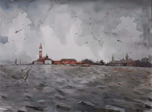 Watercolor Sea Beach Nature Landscape: Capturing Coastal Beauty in Art